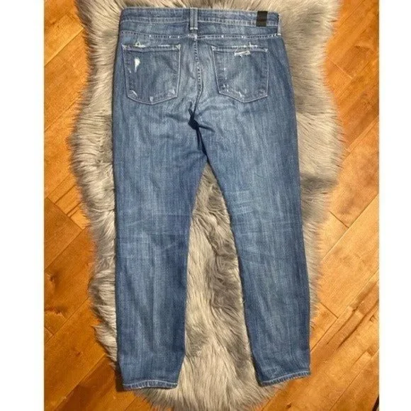 Vince Distressed Skinny Ankle Jeans Size 28 - Picture 6 of 8